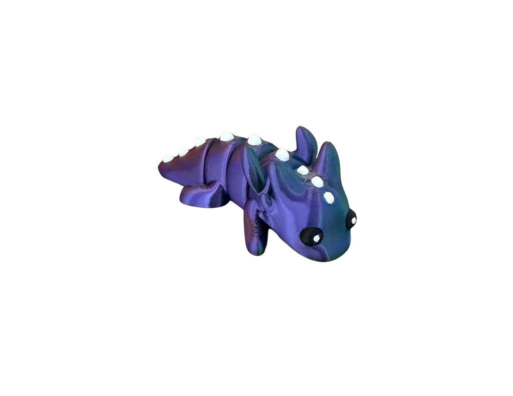 Small Articulated Dragon – Flexible 3D Printed Fidget Toy, Desk Pet, Fantasy Gift, Poseable Dragon Figure