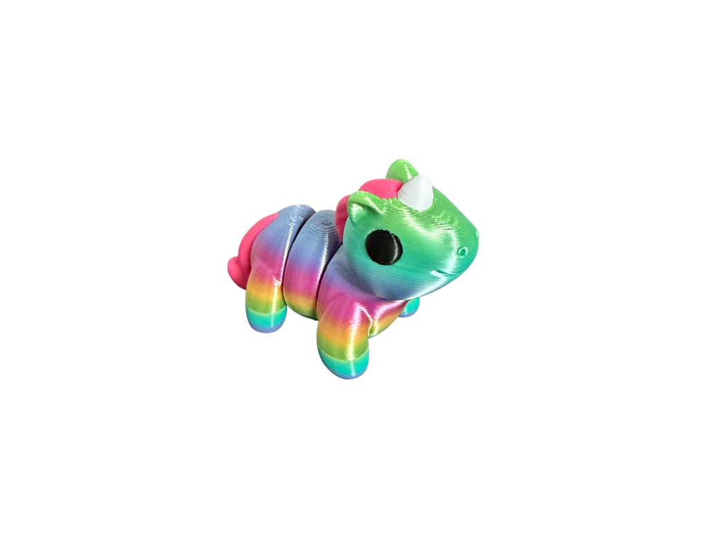 Small Articulated Animals, 3D Printed Flexi Fidget Toy, Cute Desk Pet
