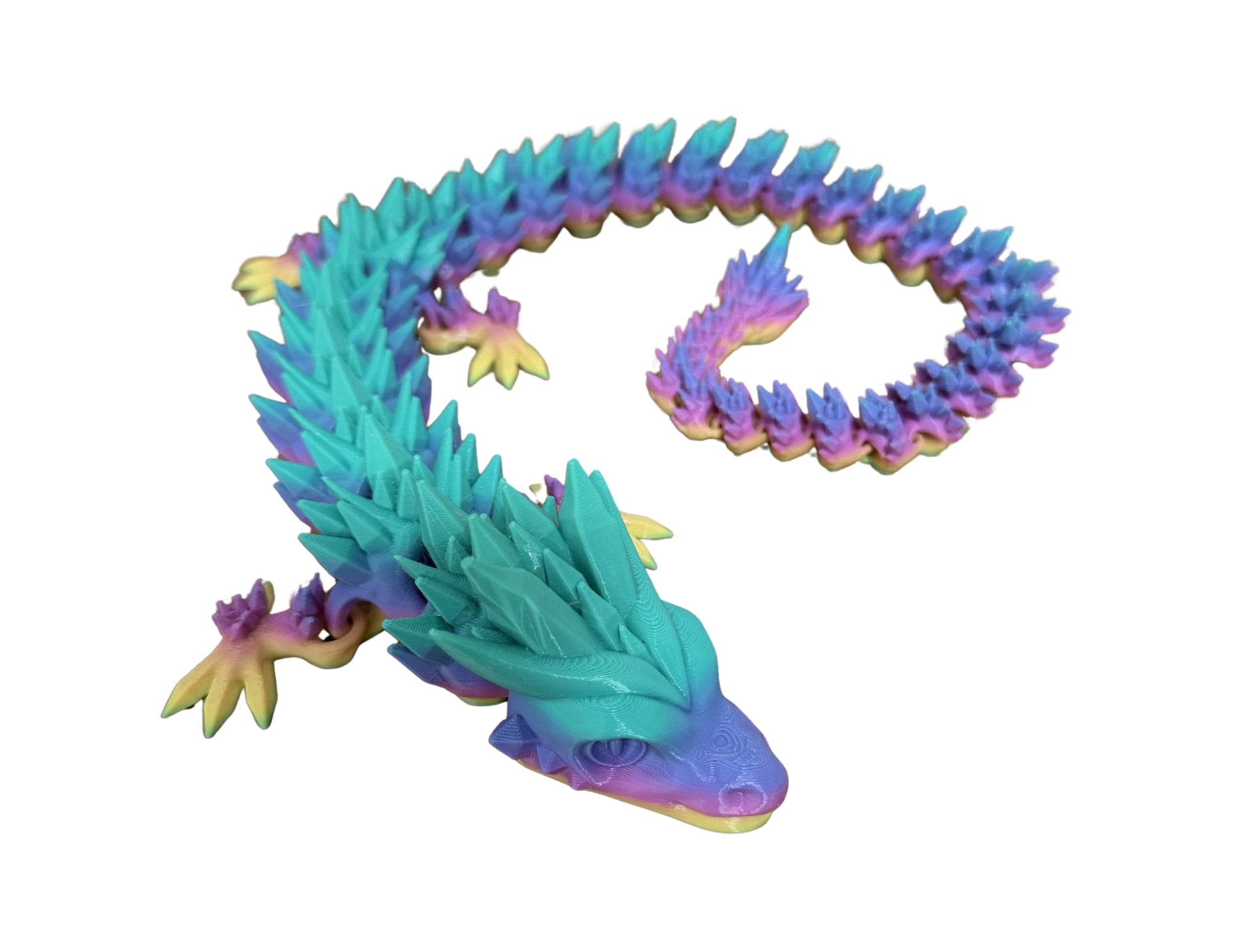 24" Articulated Crystal Dragon